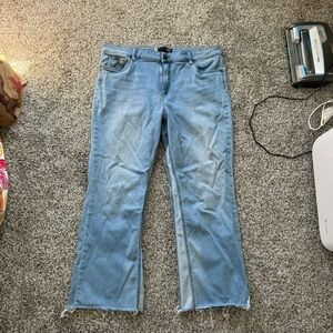 KUT Jeans - high rise angle flare